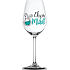 Nekupto Funny wine glass with print Elixir of youth 440 ml