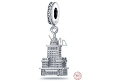 Sterling silver 925 USA - Empire State Building, travel bracelet pendant