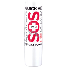 Quiz Cosmetics SOS Repair SPF15 regenerating lip balm with argan and olive oil 4 g
