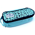 Nekupto Back To School pencil case blue I'm playing sports, partying, studying 23 x 10 x 6 cm