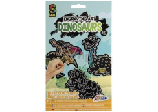S ART Scratch off magnets Dino 10 pieces, age 3+