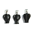 Black Agate Angel Pendant Natural Stone Hand Polished 2-2.2cm, Calm-Protection-Strength-Harmony