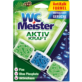 WC Meister Aktiv Kraft forest fragrance toilet block, 45 g