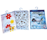 Clanax Shower Curtain with Rings 180 x 200 cm Various Designs 1 Piece
