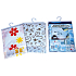 Clanax Shower Curtain with Rings 180 x 200 cm Various Patterns 1 piece