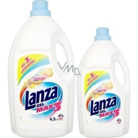 Lanza Max3 Regular gel liquid detergent 4.5 l + 1.5 l