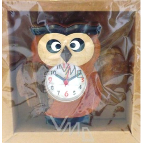 Nekupto Jolo Natura Clock Owl 17 x 17 cm