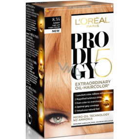 Loreal Paris Prodigy 5 Hair Color 8.34 light blond copper