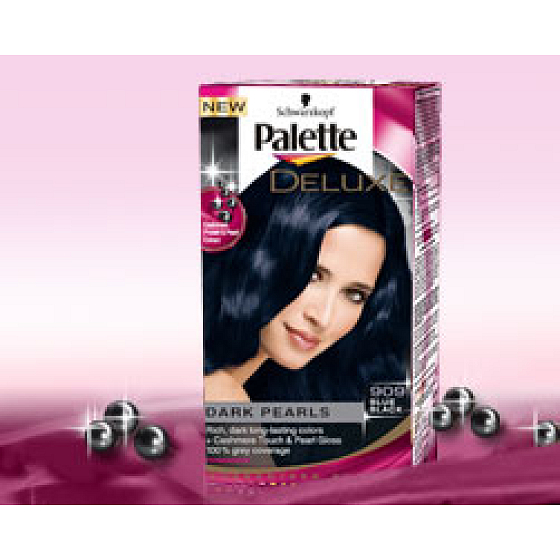 Schwarzkopf Palette Deluxe hair color 909 Blue-black 115 ml