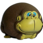 Magnum Vinyl Monkey/Hippo Squeaky Toy for Dogs 8 cm