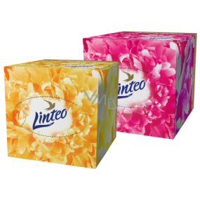 Linteo Premium Paper Handkerchiefs 3 ply 60 pieces white