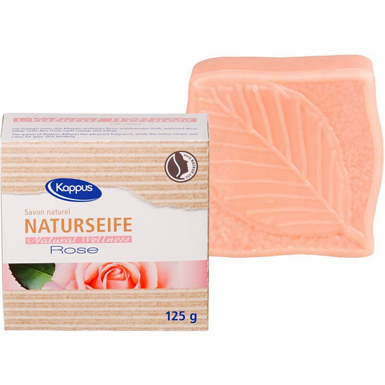Kappus Natural Rose certified natural toilet soap 125 g