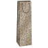 Ditipo Gift paper bottle bag 12.3 x 7.8 x 36.2 cm beige lace pattern
