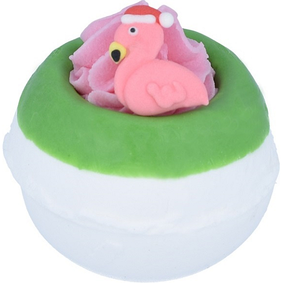 Bomb Cosmetics Christmas Flamingo - Flamingo Ho Ho Sparkling ballistic bath 160 g