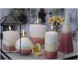 Lima Verona candle old pink prism 65 x 120 mm 1 piece