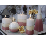Lima Verona candle dusty pink prism 65 x 120 mm 1 piece