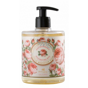 Panier des Sens Rose regenerating, soothing liquid soap dispenser 500 ml