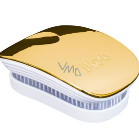 Ikoo Pocket Metallic Pocket hair brush by Chinese medicine Soleil White