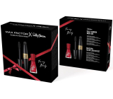 Max Factor False Lash Effect Mascara Black 13.1 ml + Sally Hansen nail polish 220 Red 9.2 ml, cosmetic set
