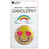 3D Sticker Filled with Glitter Smiley 10.5 x 18 cm