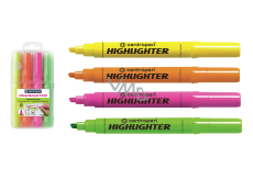 Centropen Highlighter 8552 1-4 mm in case, 4 colors