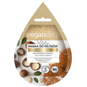 Marion Vegan Drop Macadamia Oil & Cocoa Butter Nourishing Hair Mask for Restoring Hair Elasticity 20 ml