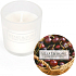 Heart & Home Sweet cherries Soy scented votive candle in glass burning time up to 15 hours 5.8 x 5 cm