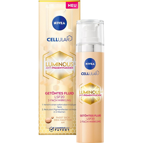 Nivea Cellular Luminous630 tinted cream against pigment spots 40 ml