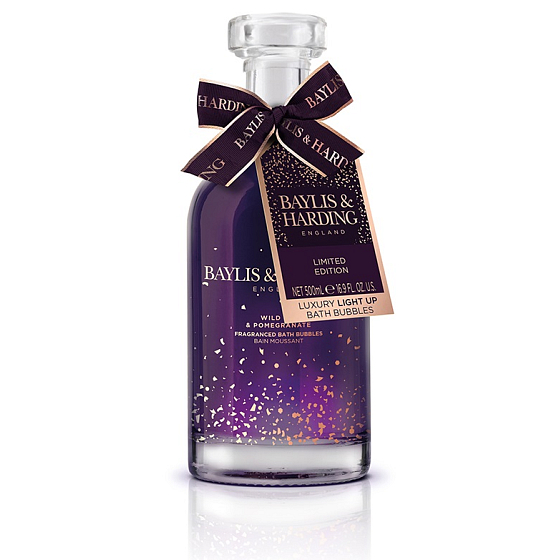 Baylis & Harding Fig and Pomegranate bath foam in a luminous carafe 500 ml