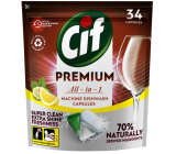 Cif Premium All in 1 Lemon dishwasher tablets 34 pcs