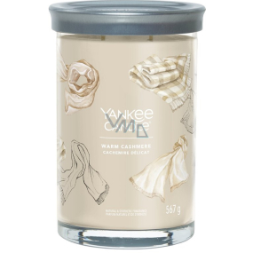 Yankee Candle Warm Cashmere - Warm Cashmere scented candle Signature Tumbler large glass 2 wicks 567 g