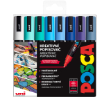 Posca Universal acrylic marker set 1,8 - 2,5 mm Ocean mix marine tones 8 pieces PC-5M