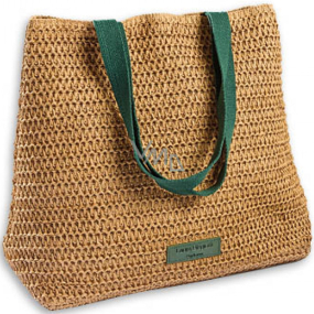 Laura Biagiotti Parfums crochet straw beach bag 50 x 37 x 19,5 cm