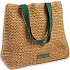 Laura Biagiotti Parfums crochet straw beach bag 50 x 37 x 19,5 cm