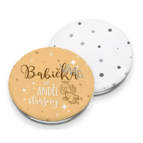 Nekupto Pocket Mirror Grandma - Our Guardian Angel 7.2 cm