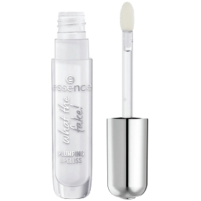 Essence what the fake! lip gloss PLUMPING 100 Sheer Genius, 4 ml