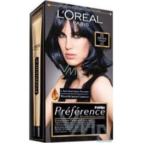 Loreal Paris Préférence Féria hair color 21 deep blue blue - black