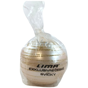 Lima Galaxy candle champagne ball 80 mm 1 piece