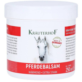 Krauterhof Horse balm horse chestnut extra strong warm, improves blood circulation, helps with problems with joints, spine and rheumatism 250 ml