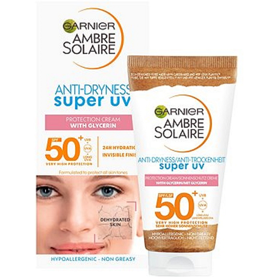 Garnier Ambre Solaire Sensitive Advanced Face UV Cream OF50 + sunscreen for face 50 ml