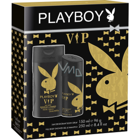 Playboy Vip for Him deodorant spray 150 ml + shower gel 250 ml, cosmetic set