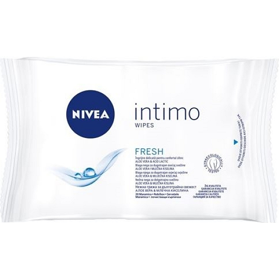 Nivea Intimo Fresh wipes for intimate hygiene 20 pieces