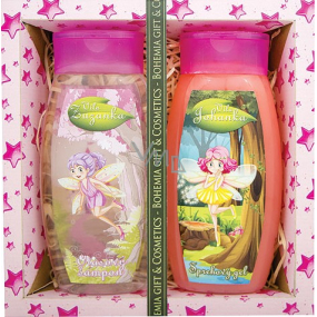 Bohemia Gifts Kids Fairy Johanka shower gel 250 ml + Fairy Zuzanka hair shampoo 250 ml, cosmetic set
