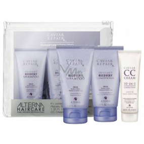 Alterna Caviar RepaiRx Transformation hair shampoo 40 ml + hair conditioner 40 ml + CC Cream 25 ml, travel gift set