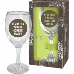 Albi Můj Bar Wine glass Necessary equipment of a modern mother 220 ml