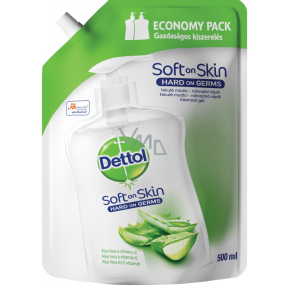 Dettol Aloe Vera moisturizing liquid soap refill 500 ml