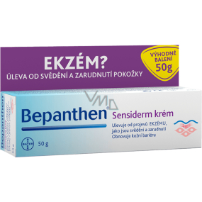 Bepanthen Sensiderm cream against eczema, relief from itching 50 g