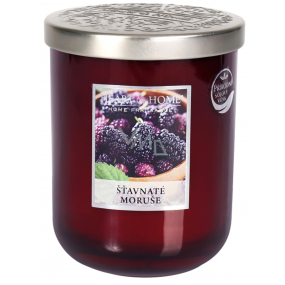 Heart & Home Juicy mulberries Large soy scented candle burns for up to 75 hours 340 g