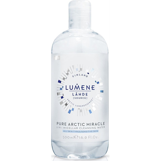 Lumene Source Pure Arctic 3-in-1 Cleansing Micellar Water 500 ml