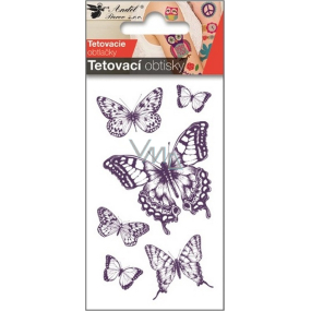 Tattoo decals Butterflies with swallowtail 10.5 x 6 cm